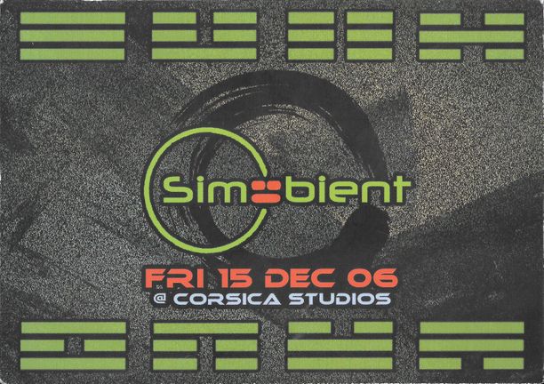 2006/12/15 Simbient @ Corsica Studios (Front)